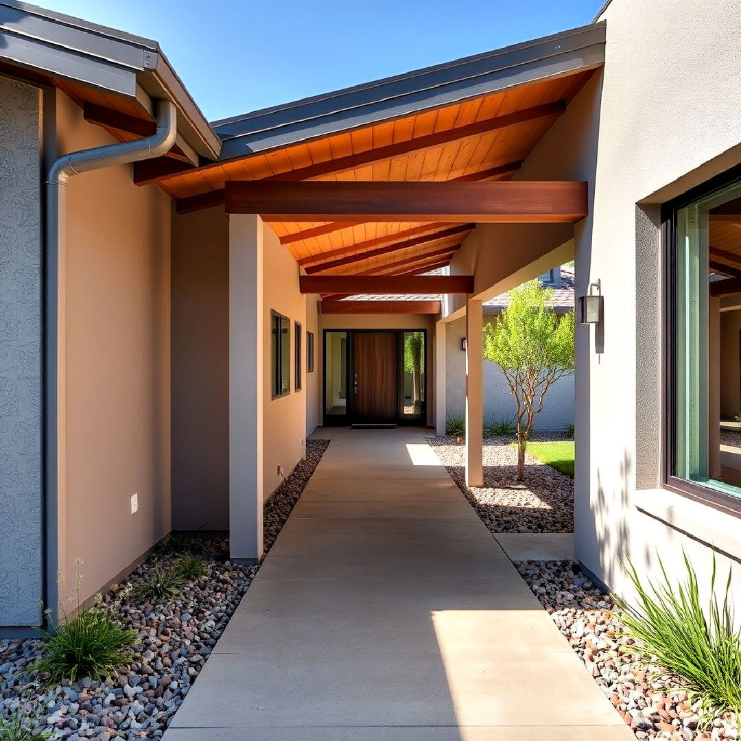 stylish breezeway home design