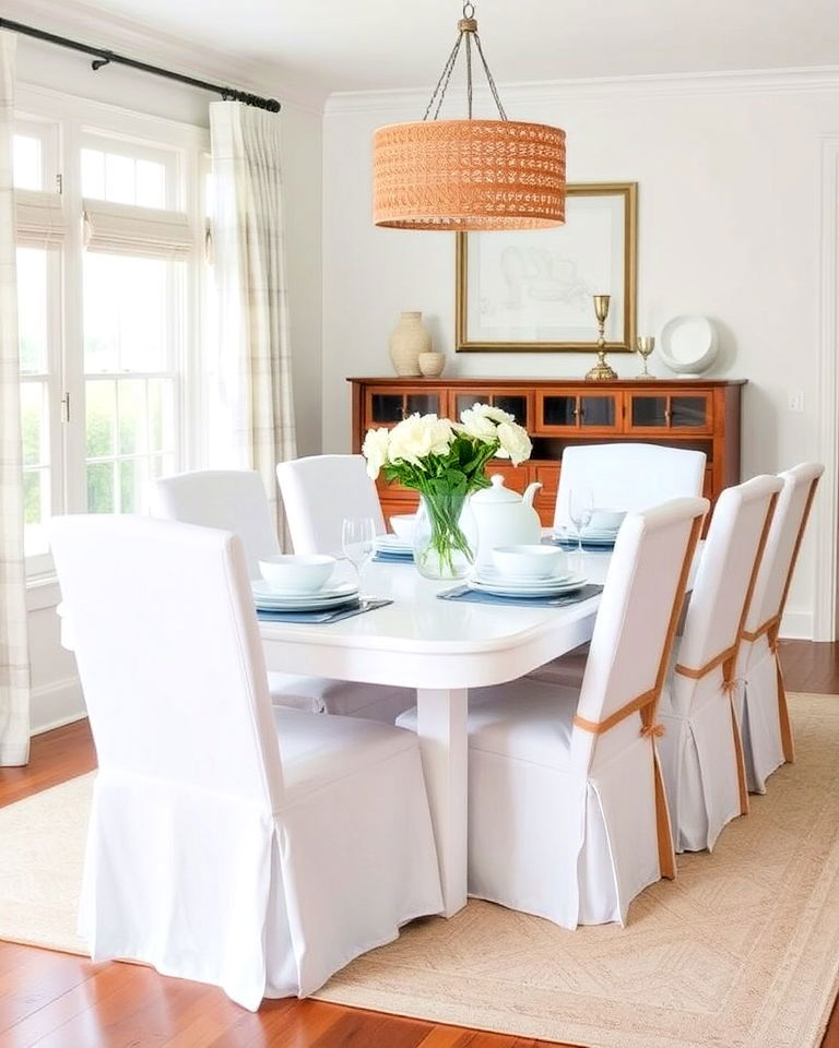 stylish coastal inspired slipcovers