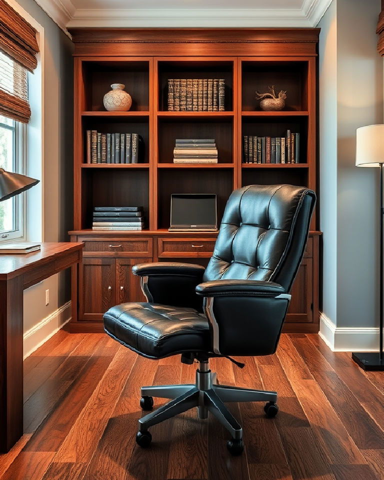 stylish leather executive chair