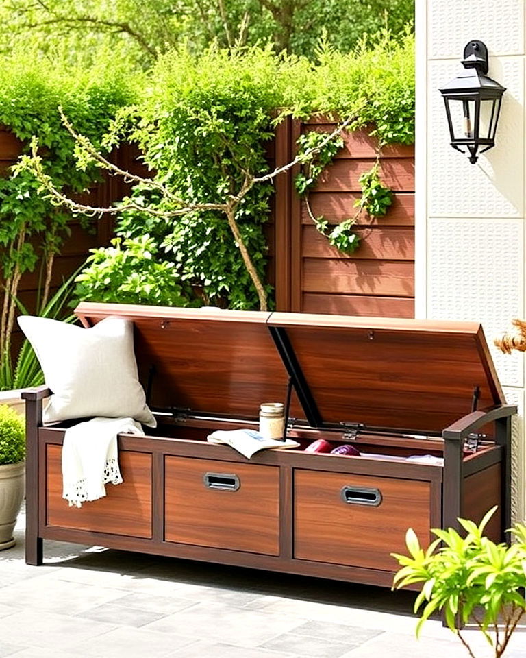 stylish outdoor storage solutions
