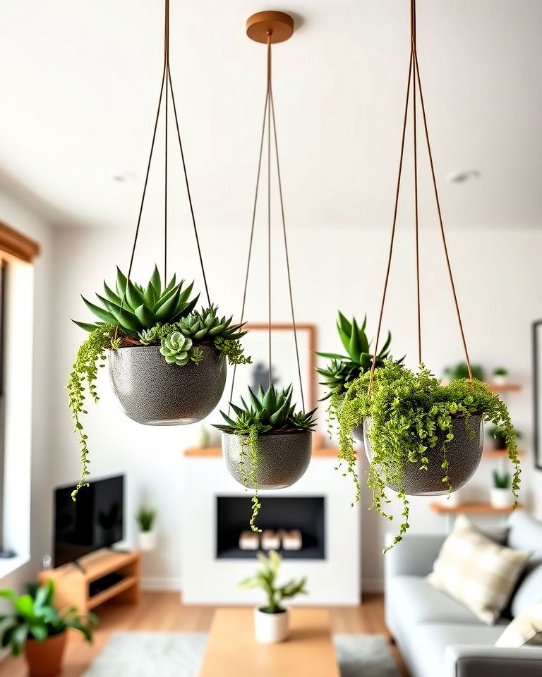 succulent ceiling planters