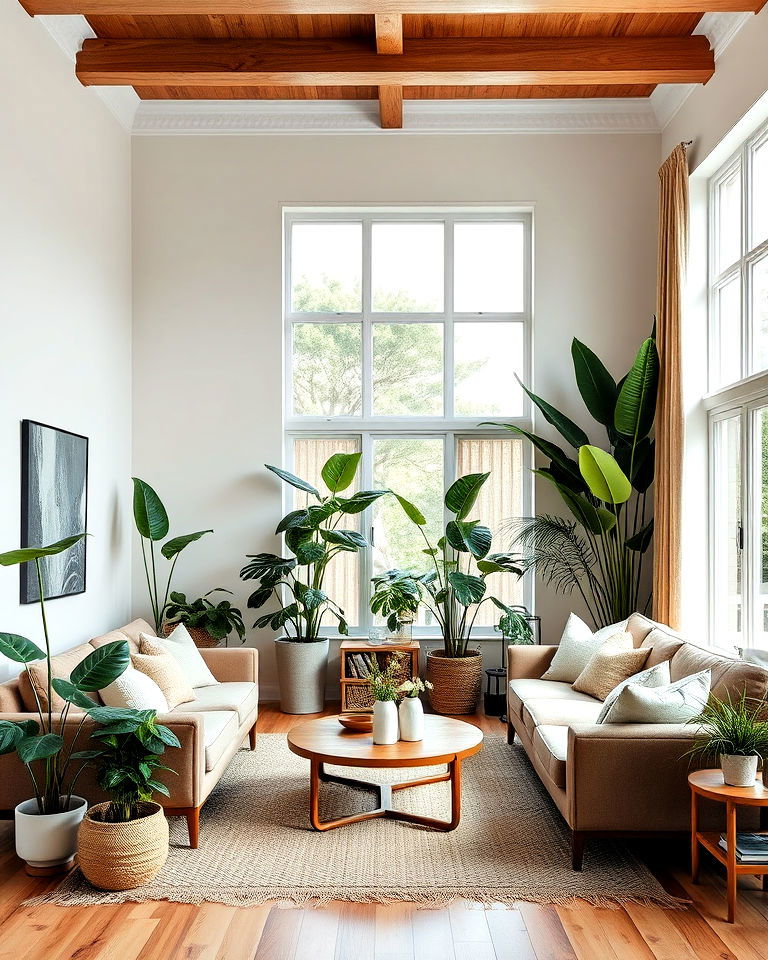 tall houseplants for vertical interest
