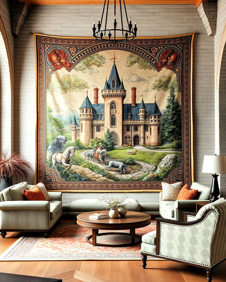 tapestry wall hanging idea