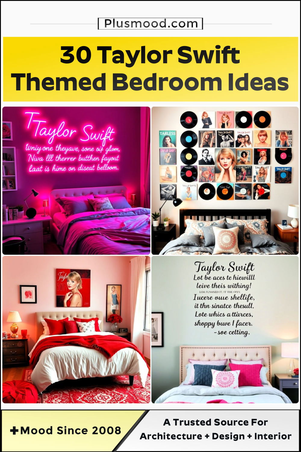 taylor swift themed bedroom decor ideas and inspiration