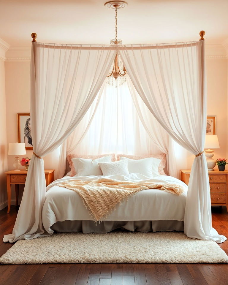 taylor swift themed dreamy canopy bed