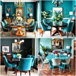 teal dining room ideas