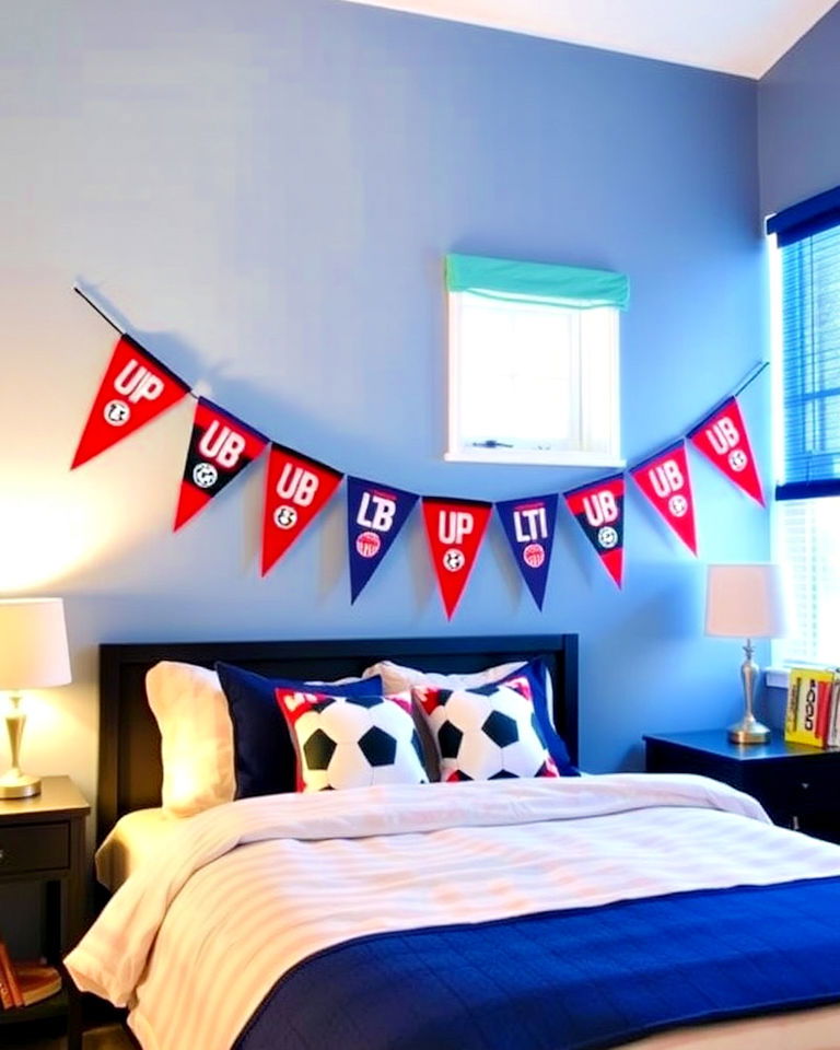 team pennant garland