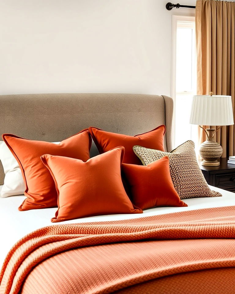 terracotta decorative pillows