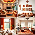 terracotta living room ideas