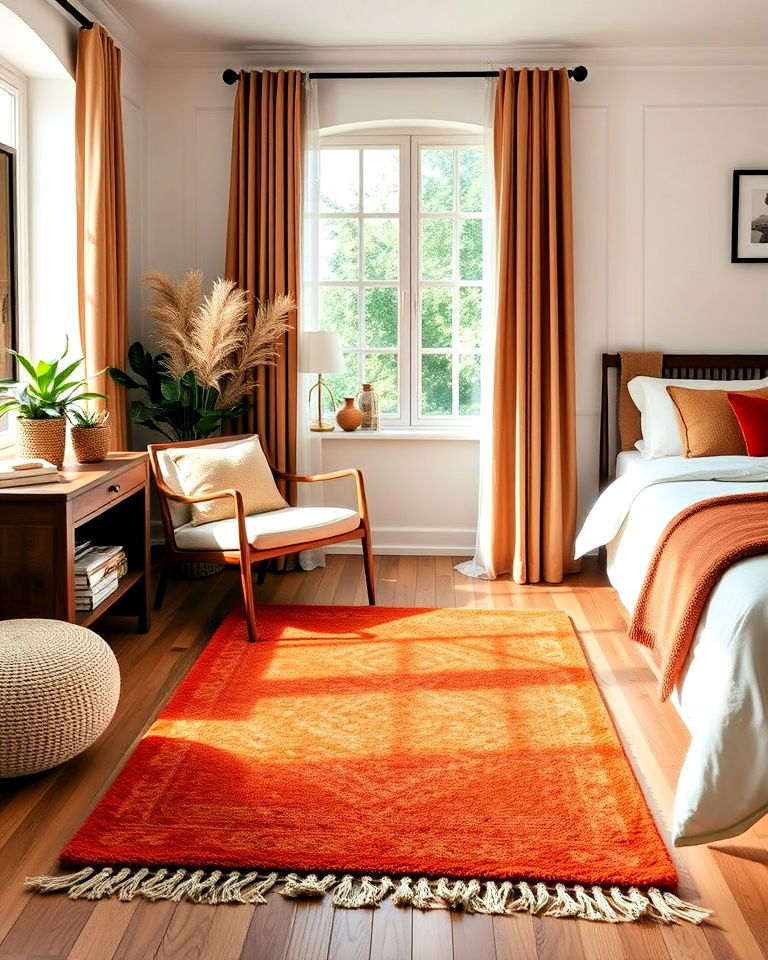 terracotta throw rugs