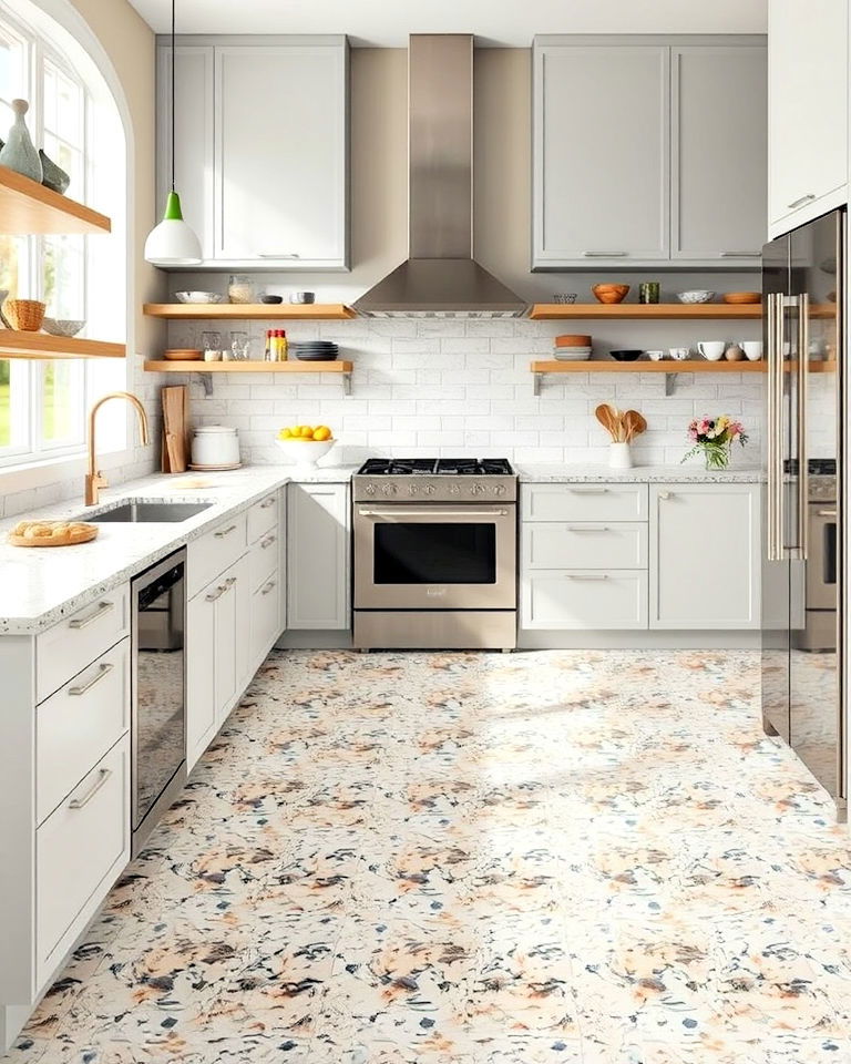 terrazzo for retro glamour
