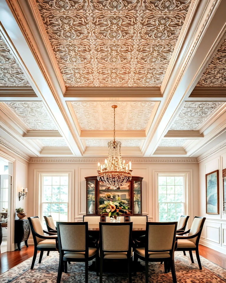 textured ceiling designs