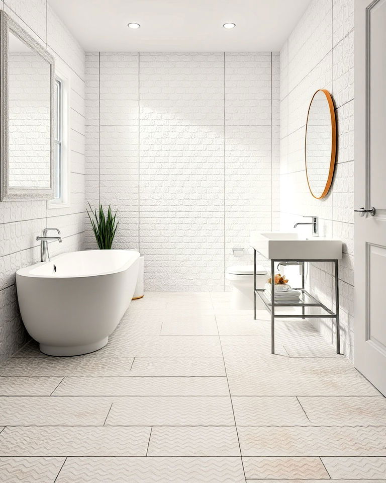 textured tile floor for bathroom