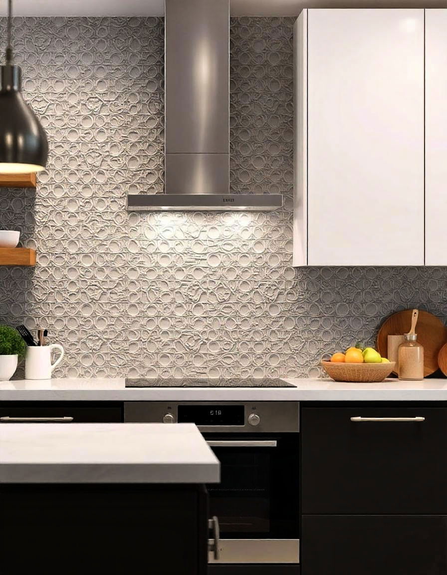 textured tile modern kitchen backsplash textured tile modern kitchen backsplash