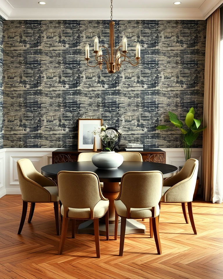 textured wallpaper for visual interest