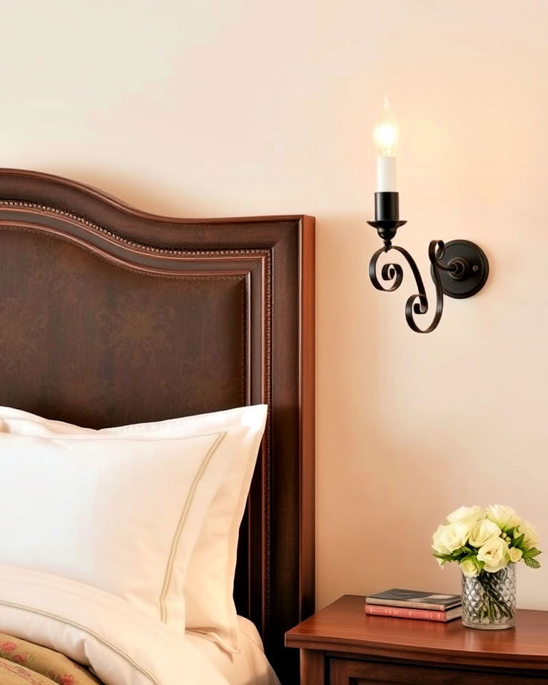 traditional scroll sconces for classic elegance