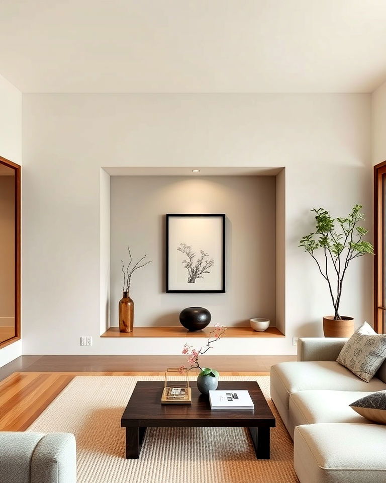 traditional tokonoma alcove for a decorative focal point traditional tokonoma alcove for a decorative focal point