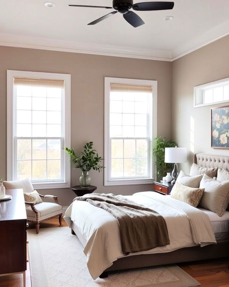 transom windows for added light