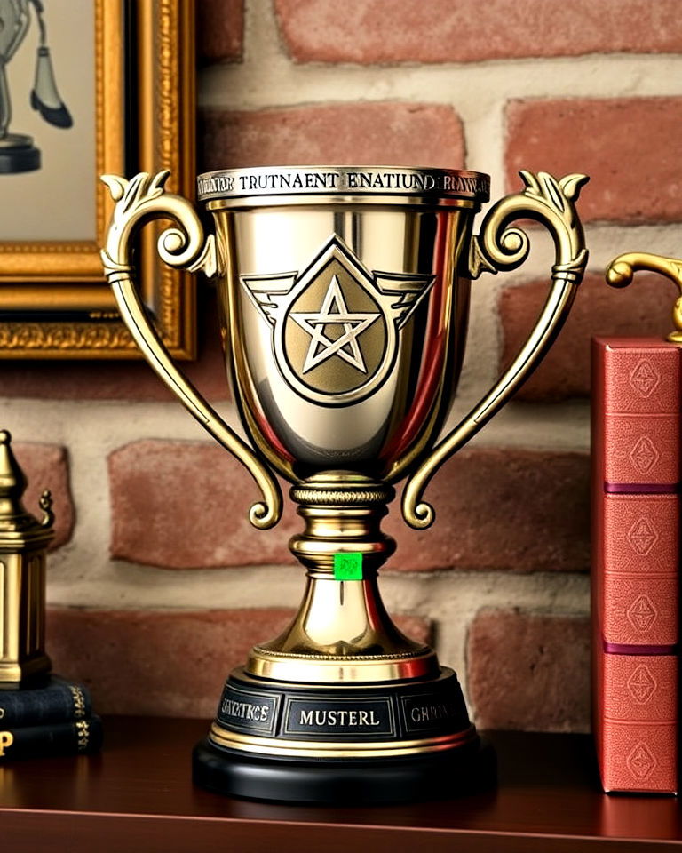 triwizard tournament cup for a trophy shelf