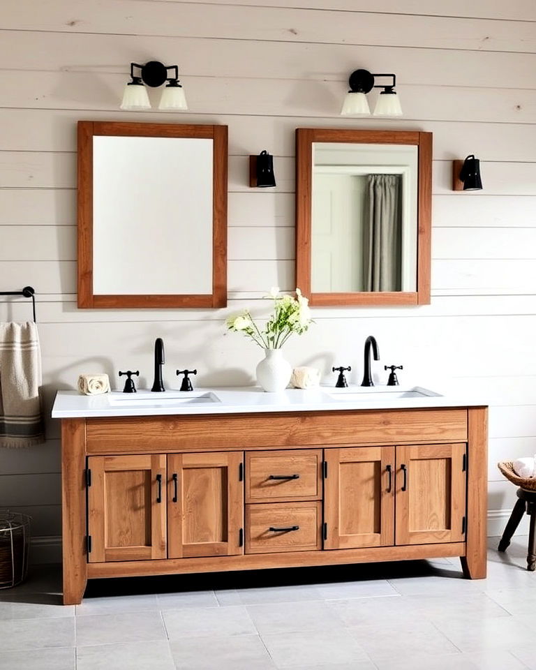 trough sink vanities for a farmhouse twist