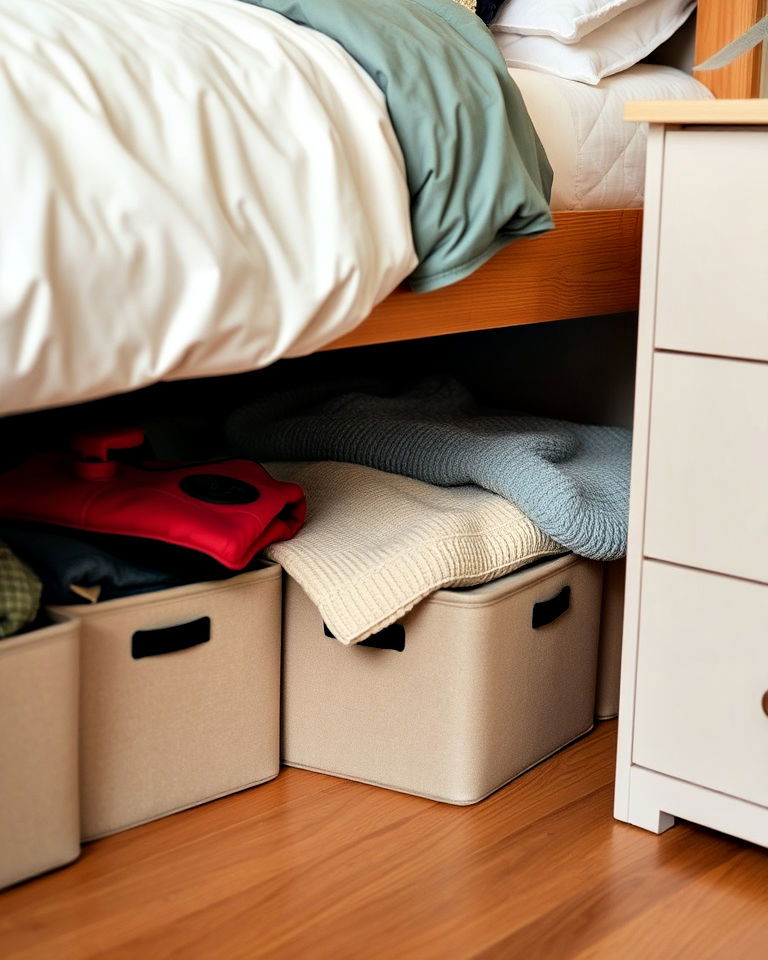 under bed storage bins