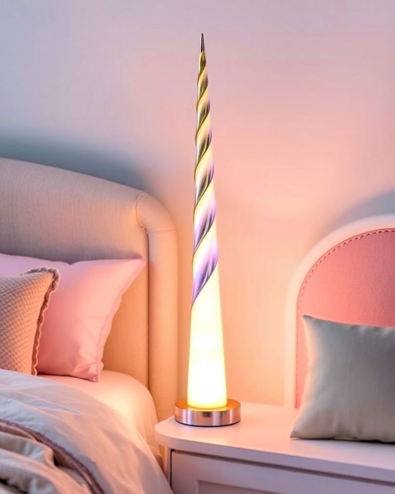 unicorn horn lamp