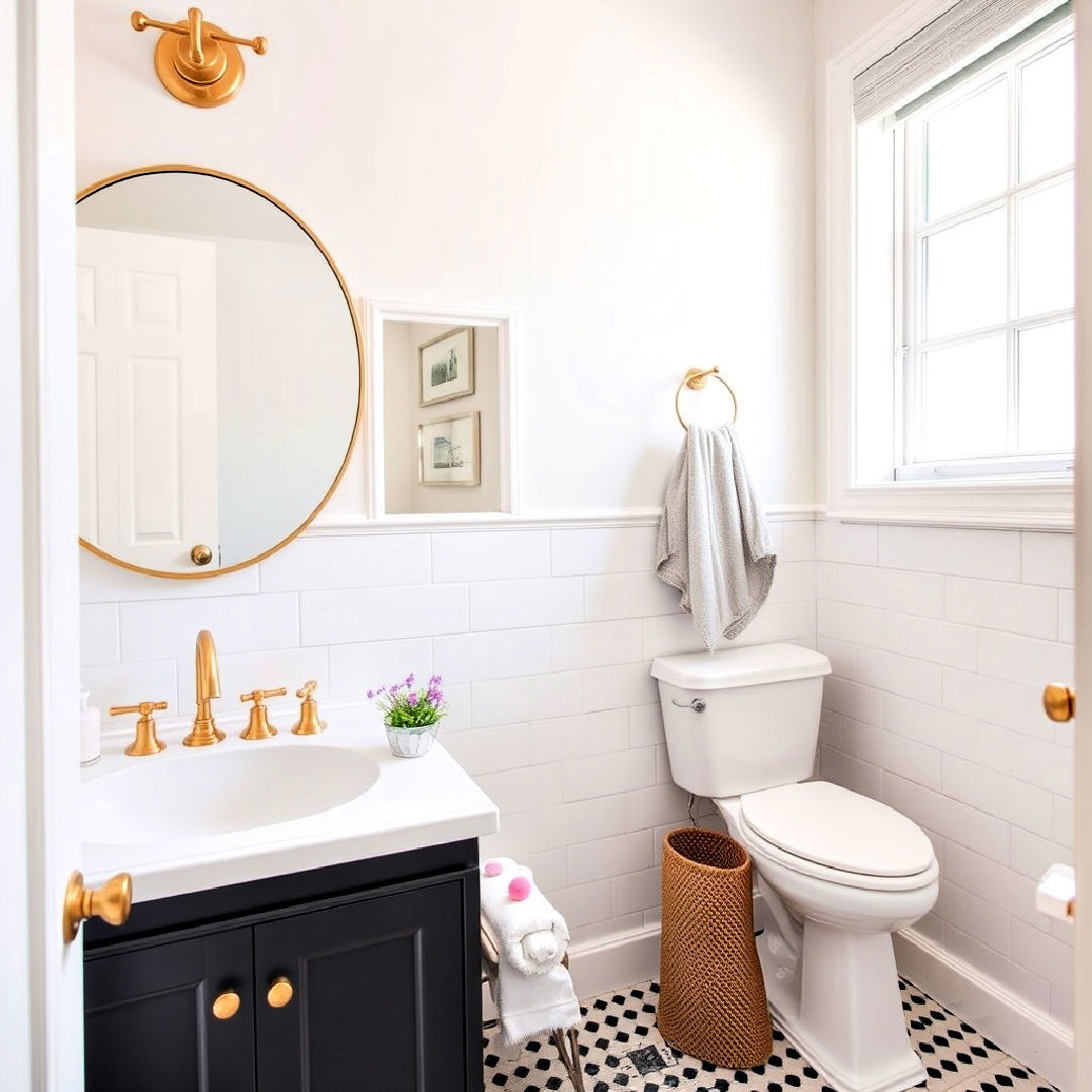 unique hardware for teen bathroom