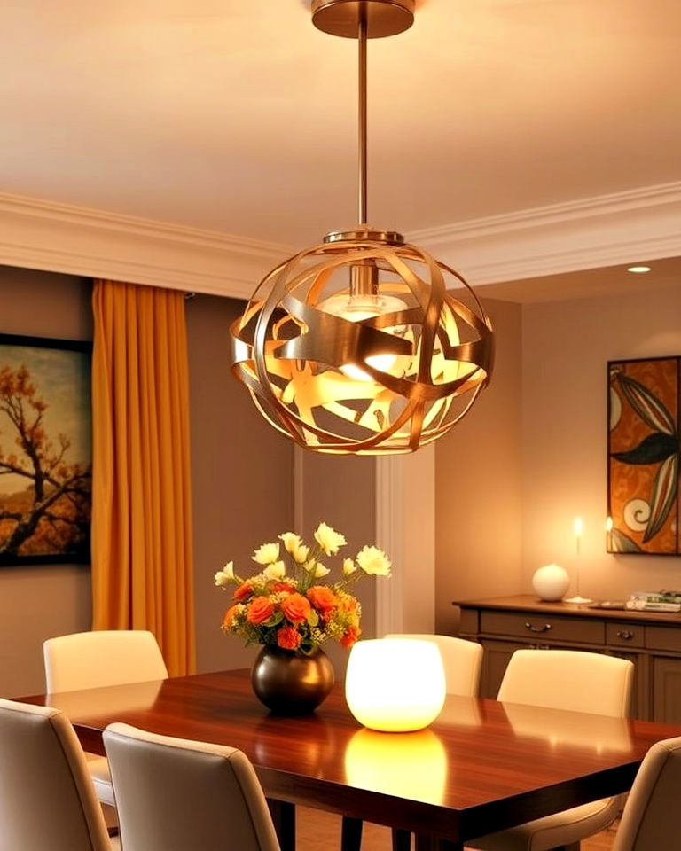 unique statement lighting for dining room