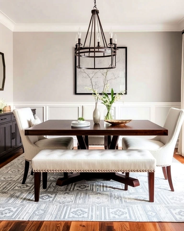 upholstered bench seating