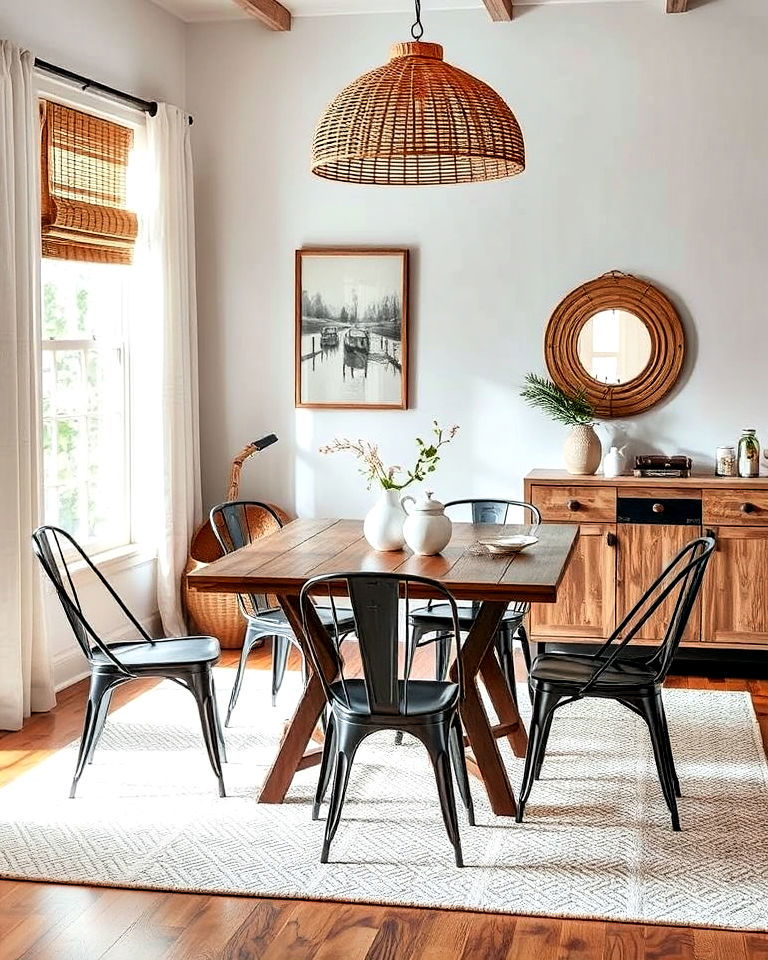use a mix of textures