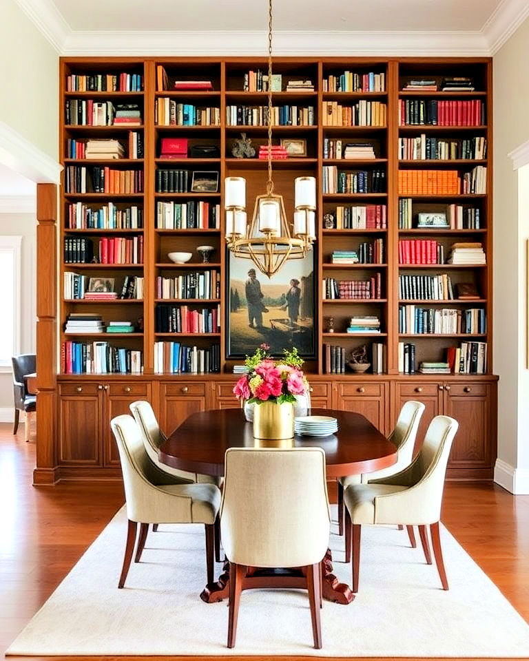 use bookcase as room divider