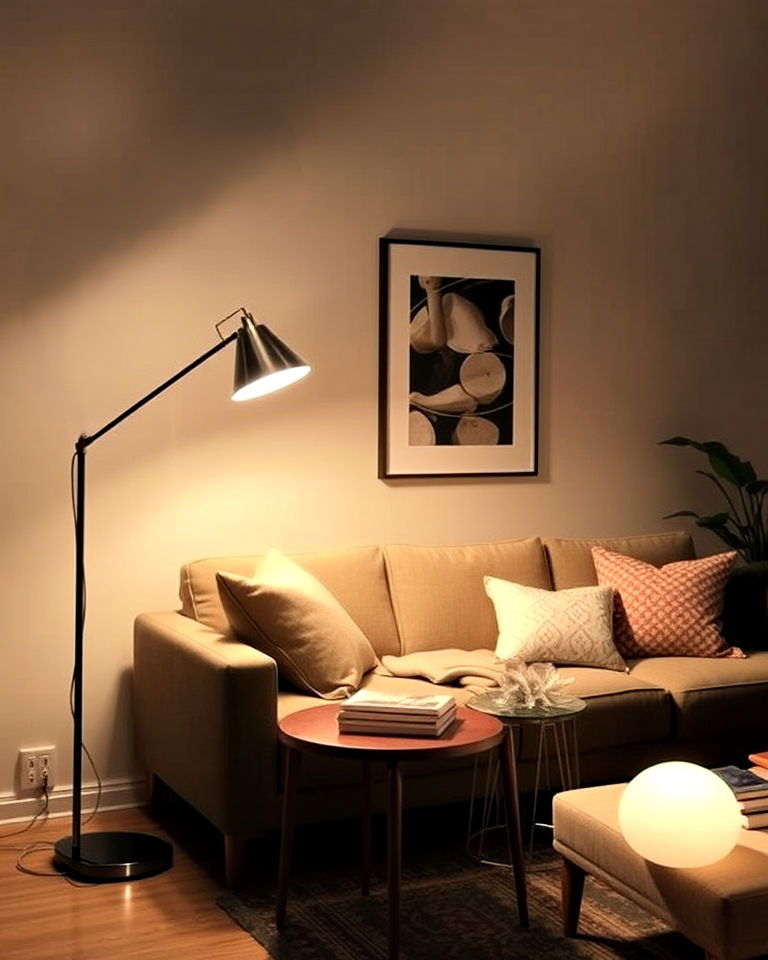 use floor lamps for stylish lighting