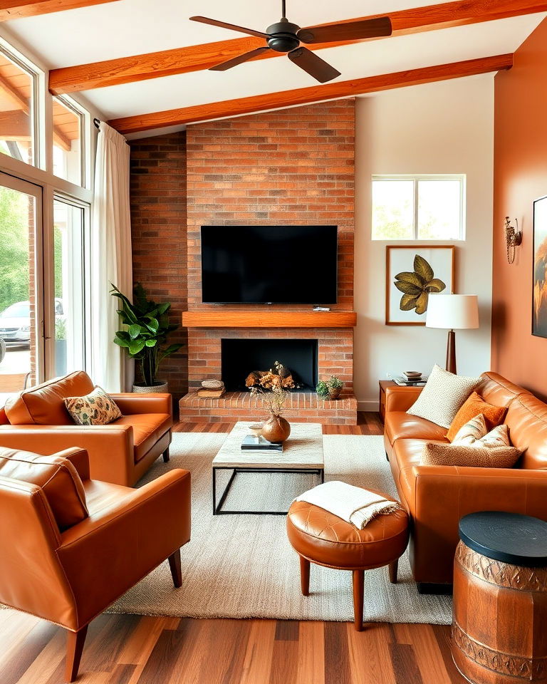 use leather accents
