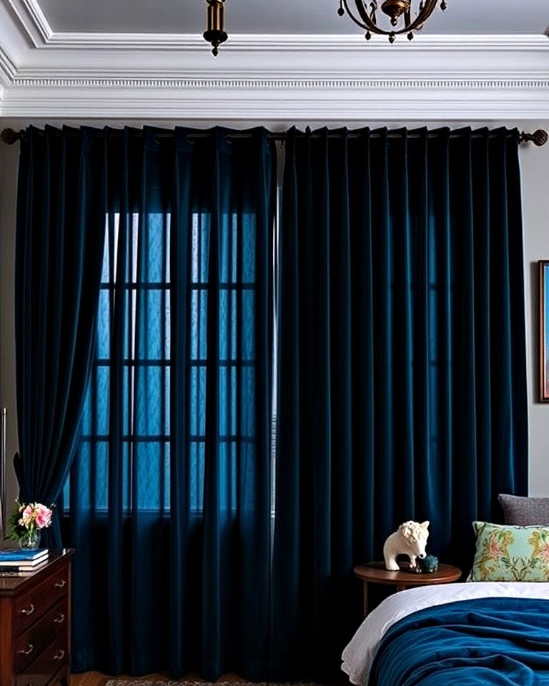 velvet curtains for elegance