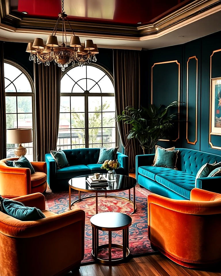 velvet upholstery for living room