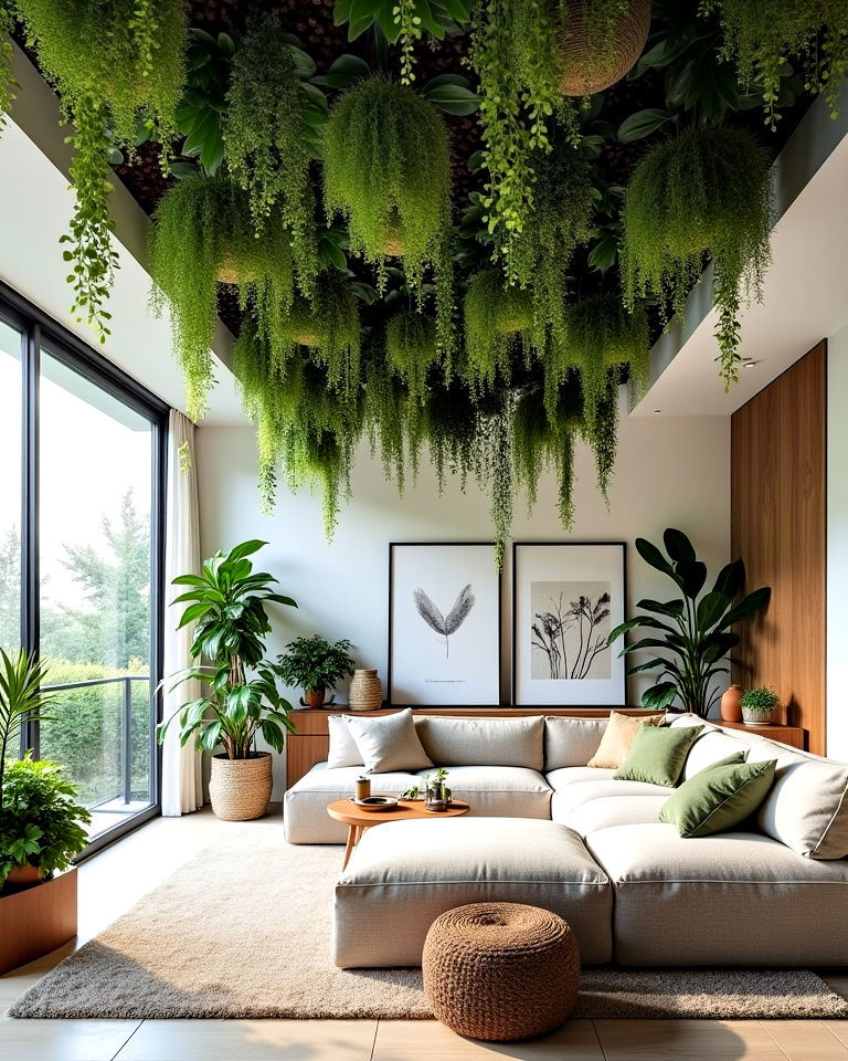 vertical garden ceiling