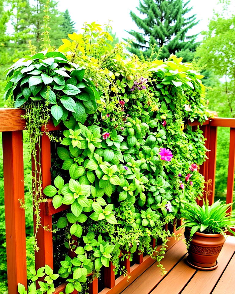 vertical garden for a green touch