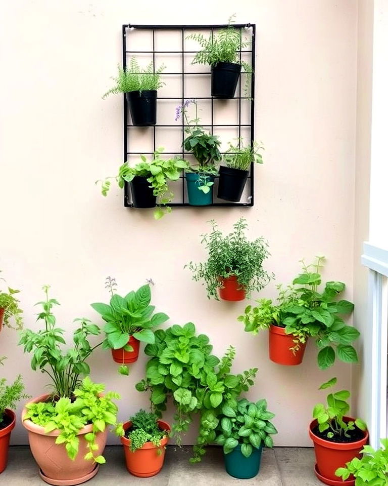 vertical herb garden