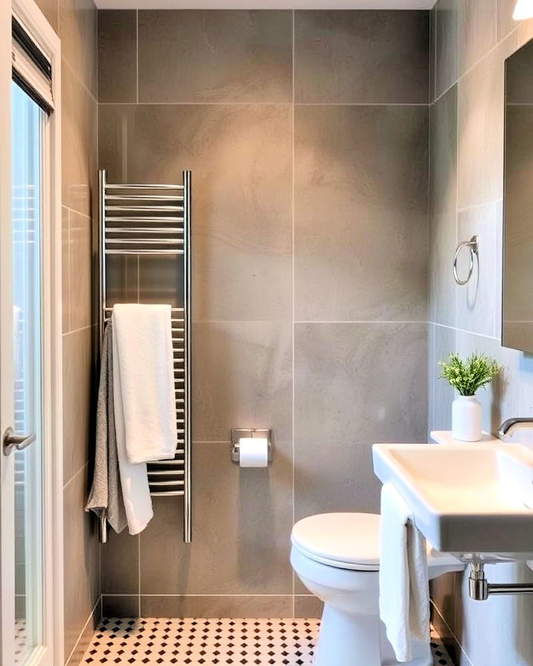 vertical towel rack for bathroom