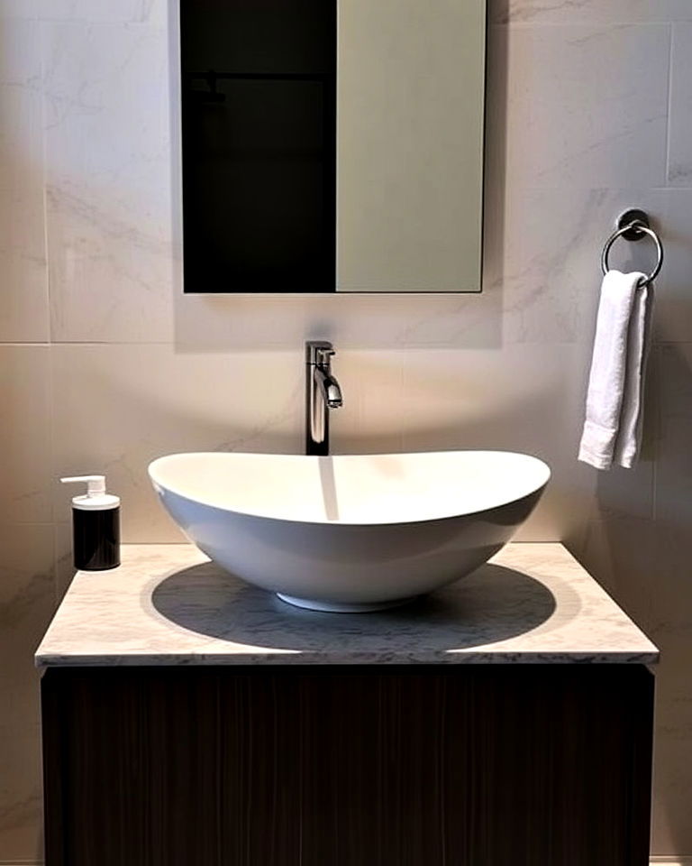 vessel sink vanities for modern elegance