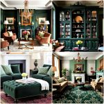 victorian dark green living room ideas