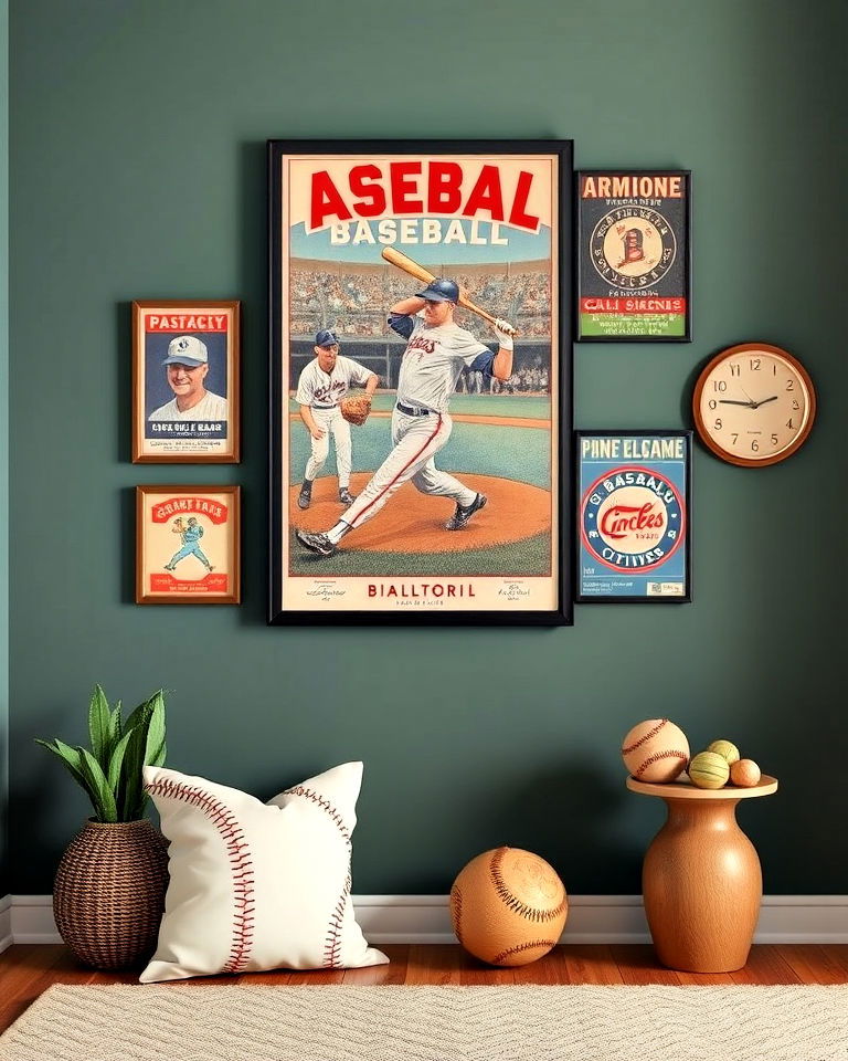 vintage baseball posters