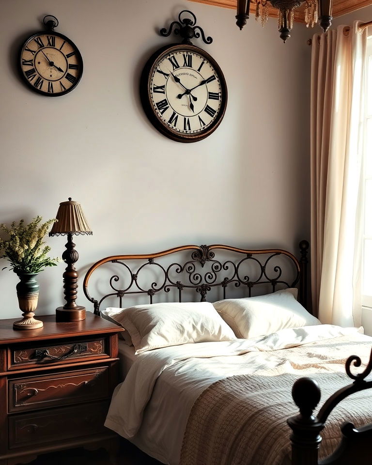 vintage bedroom clock