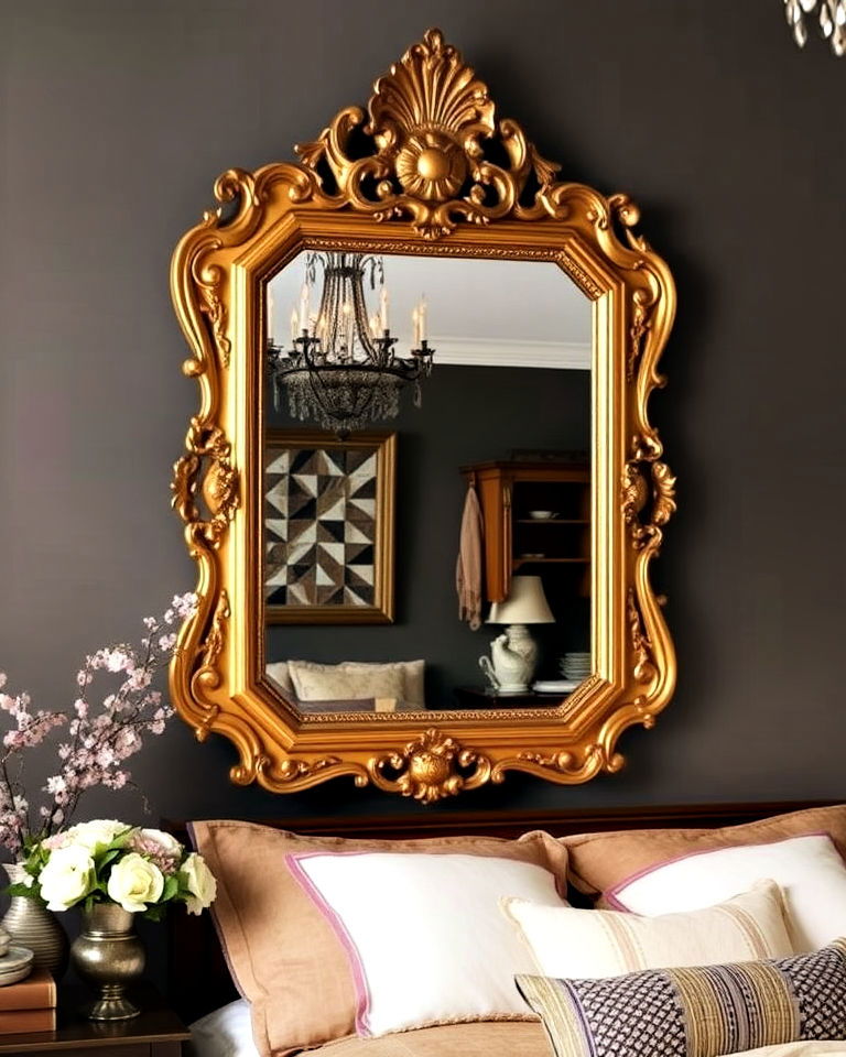 vintage gilded mirror