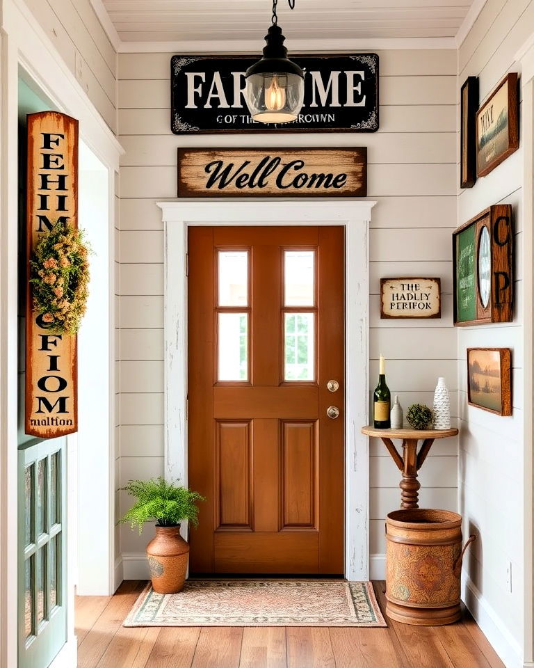 vintage signs for personalization