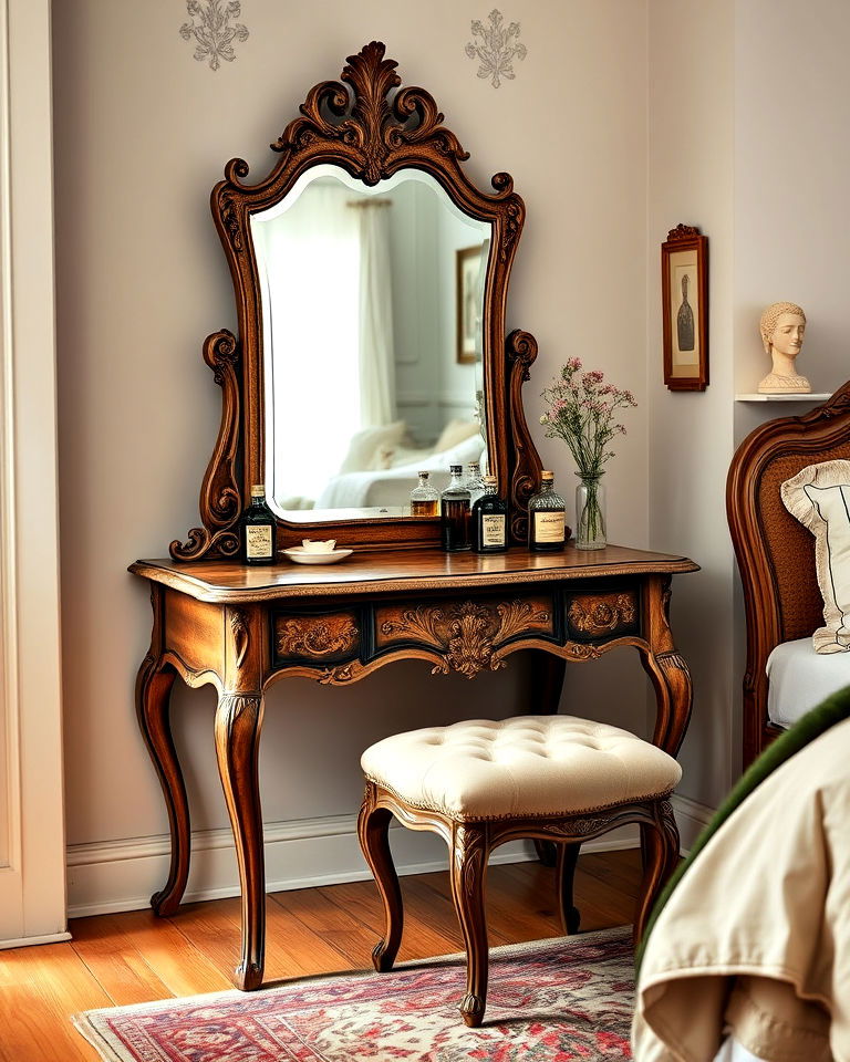 vintage vanity table