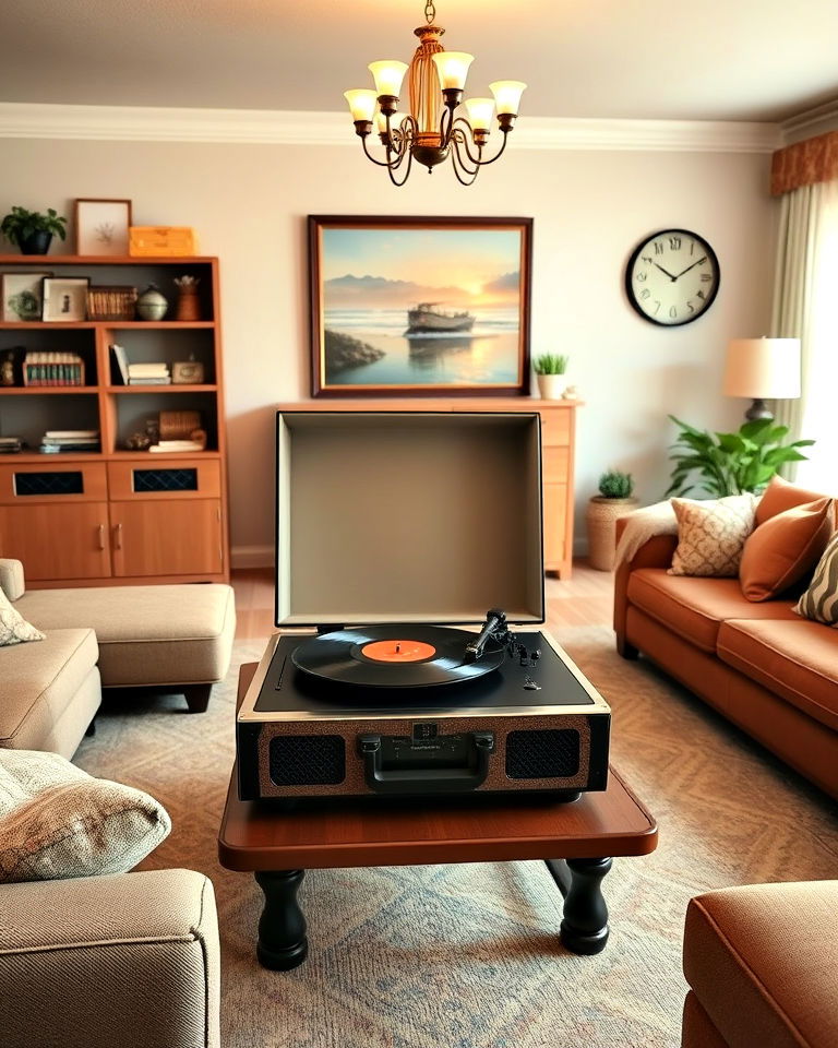 vinyl record player