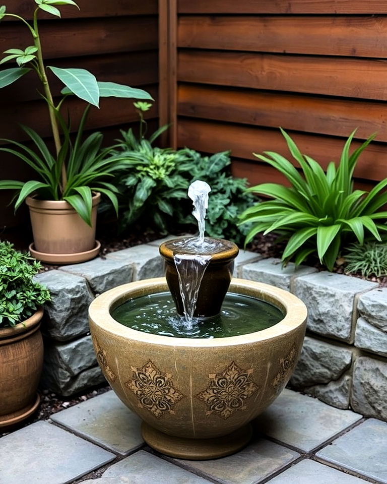 water feature focal point