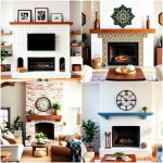 white brick fireplace ideas