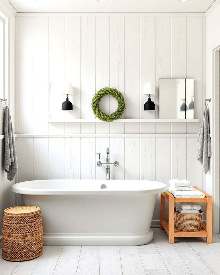whitewashed wood